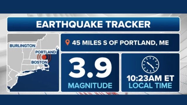 Earthquake Rattles Maine and Boston: 3.8 Magnitude Tremor Hits Atlantic Coast