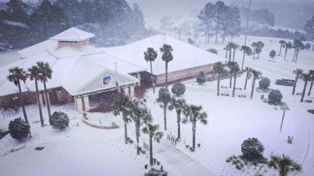 Florida Snowstorm Breaks Records, Delivering the Heaviest Snowfall in State History