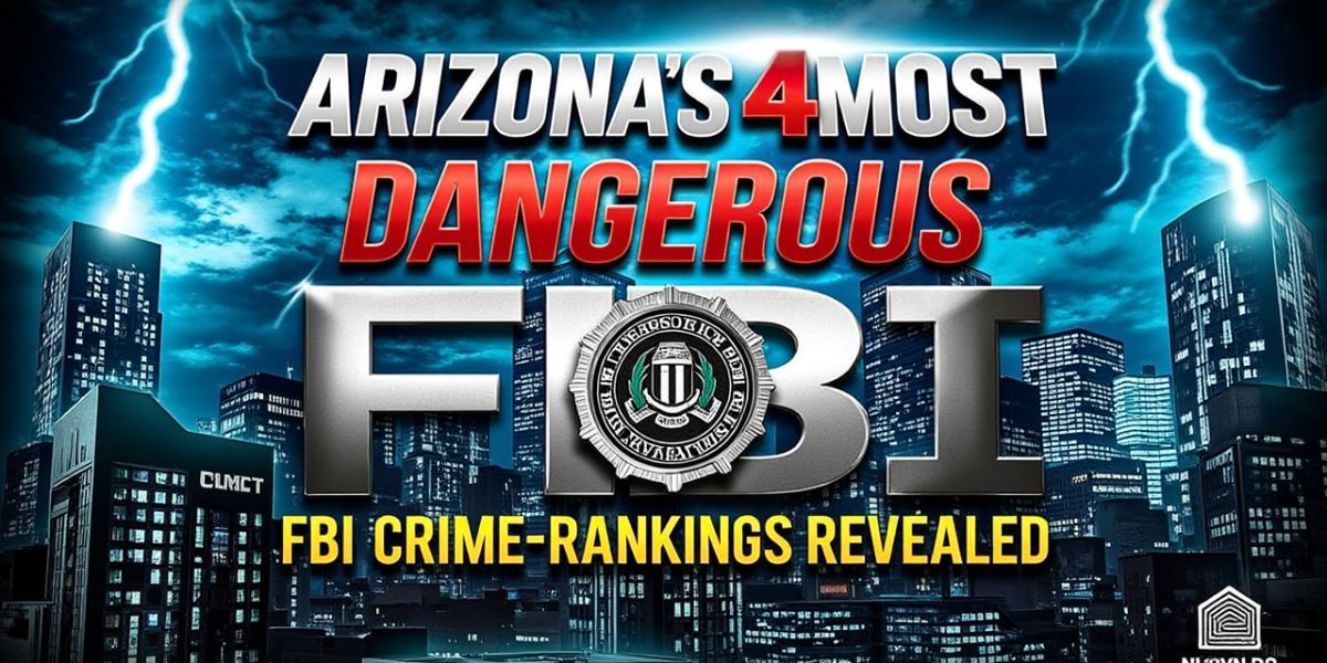 Arizona Crime Rankings FBI Reveals the 4 Most Dangerous Cities