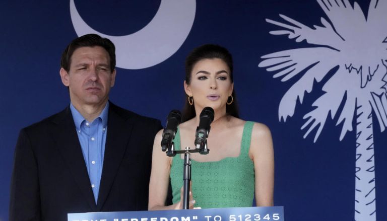 DeSantis Backs Wife for Florida Governor While Taking Aim at Trump’s Choice