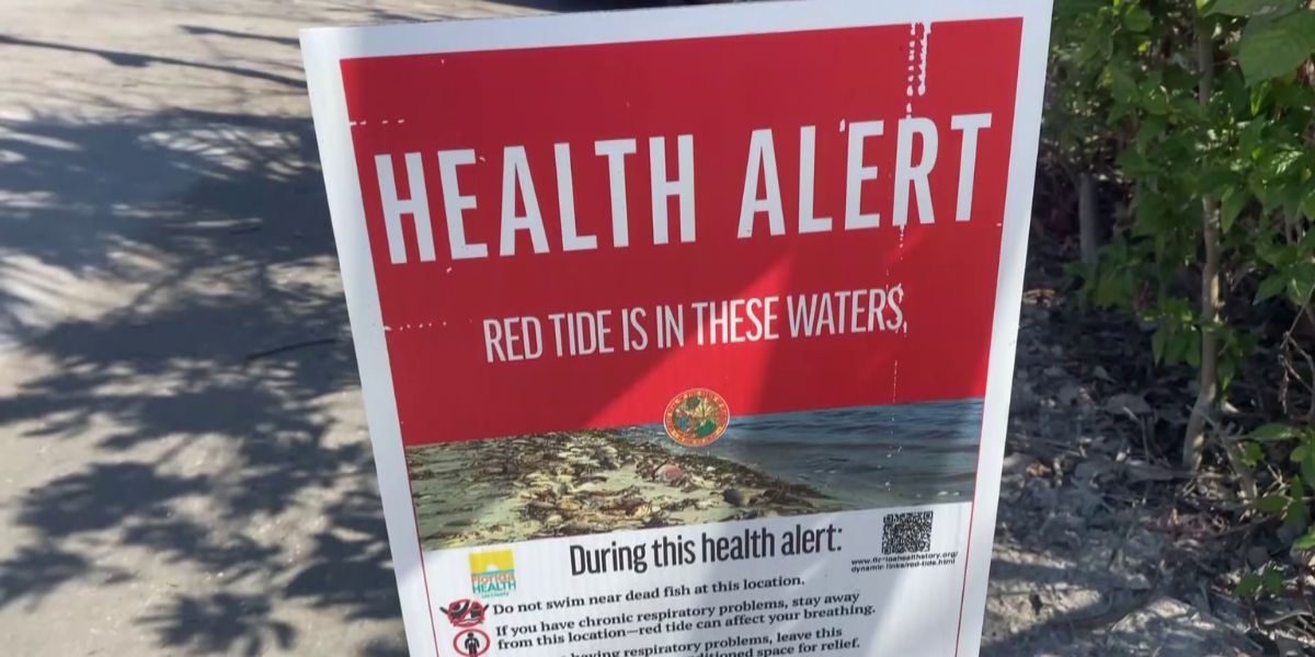 Florida Gulf Coast Faces Health Risks as Red Tide Triggers New Warnings