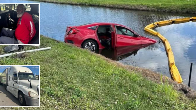 Semi Driver Forces Mom and Toddler Off the Road and Into a Pond, Keeps Driving