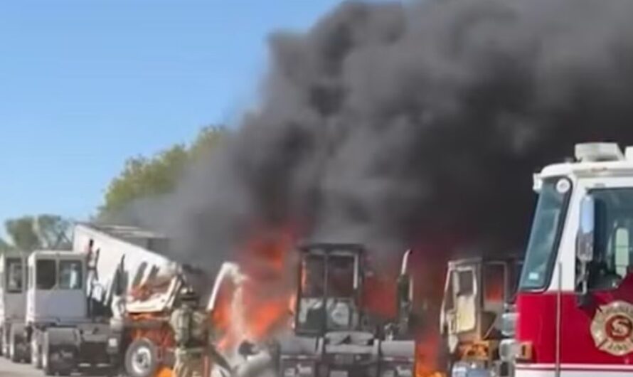 Two Dead After Small Plane Crashes Into Trucks Near Fort Worth