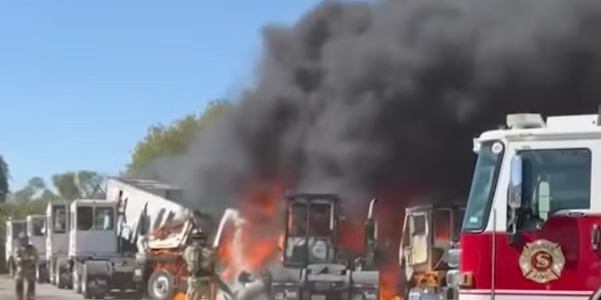 Two Dead After Small Plane Crashes Into Trucks Near Fort Worth